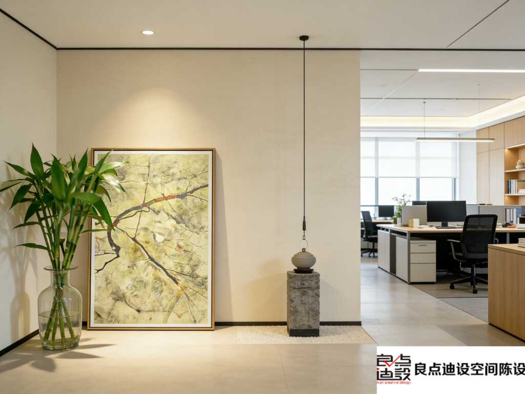 ✨现代简约+艺术感办公室软装|把画廊氛围搬进工位，客户都夸高级到骨子里